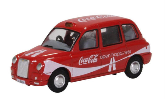 Oxford Diecast 76TX4008CC TX4 Taxi Coca Cola OO Gauge