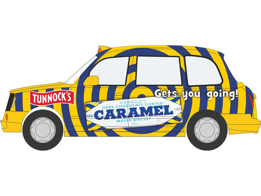 Oxford Diecast LEVC TX4 Taxi Tunnocks OD76TX4009 OO Gauge
