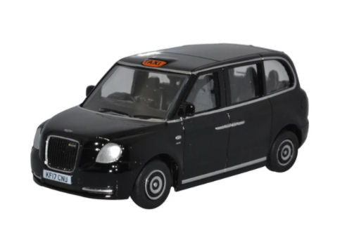 Oxford Diecast 76TX5001 TX5 LEVC Electric Taxi Black OO Gauge