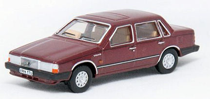 Oxford Diecast 76VO002 Volvo 760 Red Wood Metallic OO Gauge