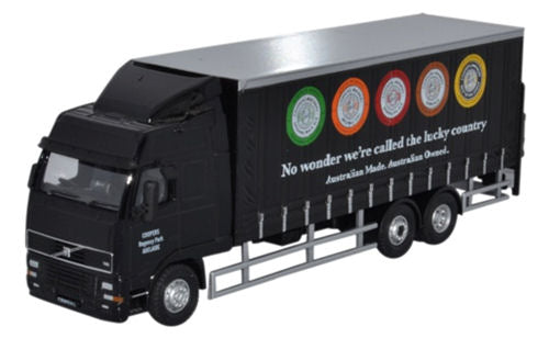 Oxford Diecast 76VOL03CL Volvo FH3 6 Wheel Curtainside Coopers OO Gauge