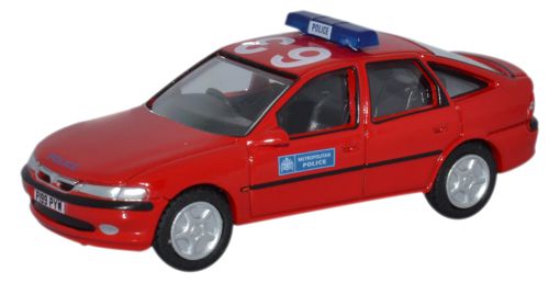 Oxford Diecast 76VV002 Vauxhall Vectra Metropolitan Police OO Gauge