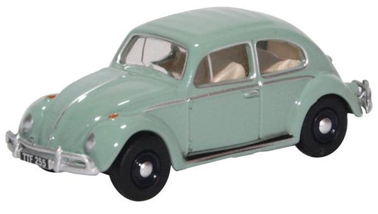 Oxford Diecast 76VWB010 VW Beetle Pastel Blue OO Gauge