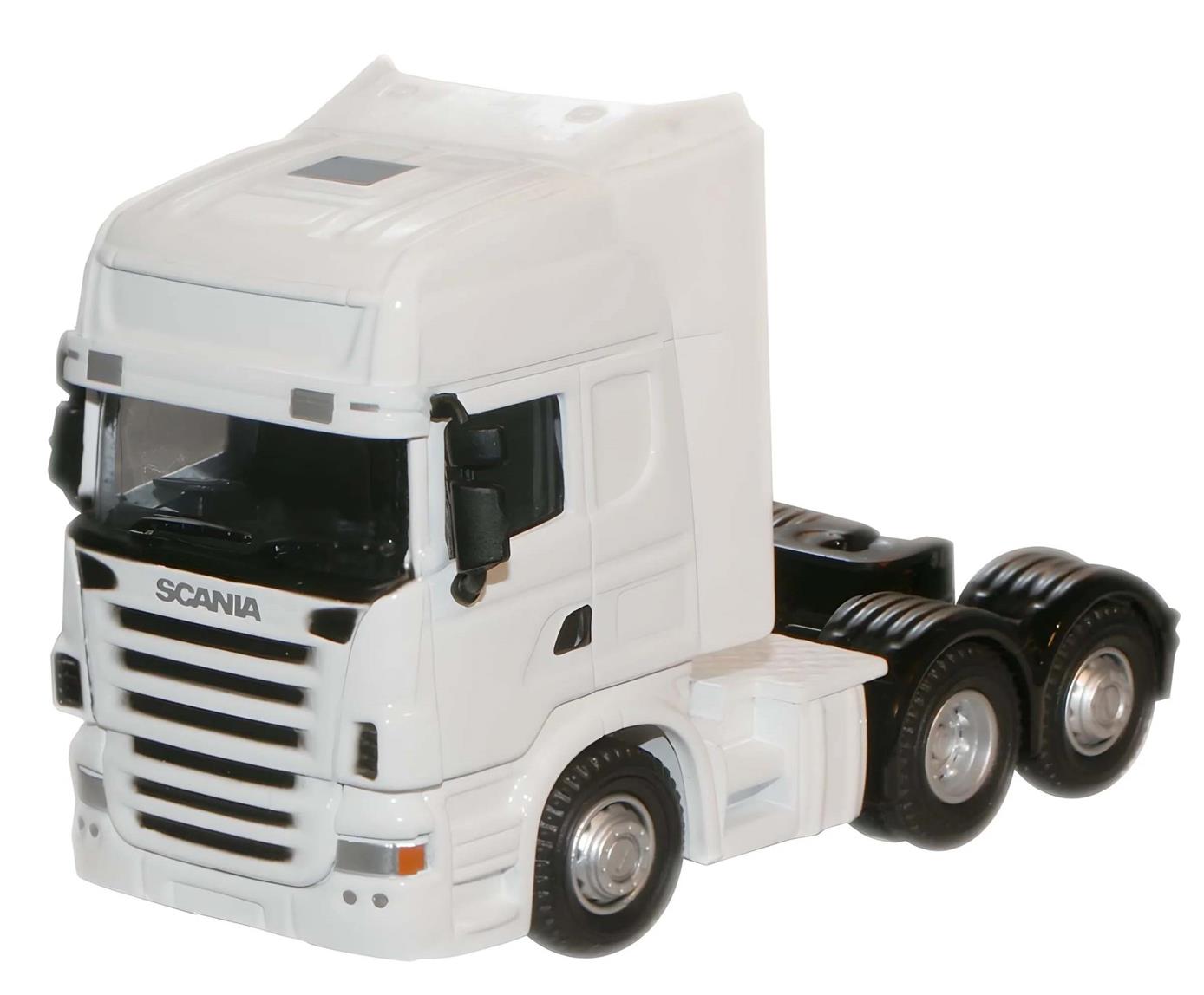 Oxford Diecast 76WHSCACAB Scania Cab White OO Gauge