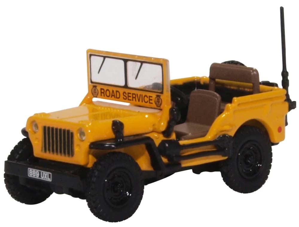 Oxford Diecast 76WMB005 Willys Jeep MB AA OO Gauge