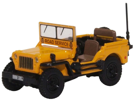 Oxford Diecast 76WMB005 Willys Jeep MB AA OO Gauge