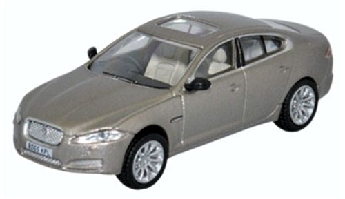 Oxford Diecast 76XF007 Jaguar XF Ammonite Grey OO Gauge