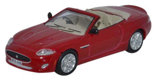Oxford Diecast 76XK004 Jaguar XK Convertible Italian Racing Red OO Gauge