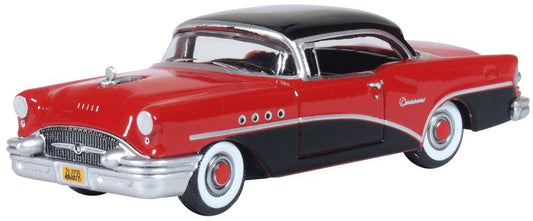 Oxford Diecast 87BC55006 Buick Century 1955 Carlsbad Black/Cherokee Red HO
