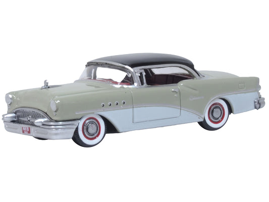 Oxford Diecast 1955 Buick Century Carlsbad Black/Grey/White HO Gauge 87BC55007