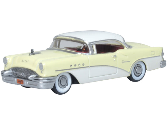 Oxford 1955 Buick Century Condor Yellow/Dover White OD87BC55008 HO Gauge