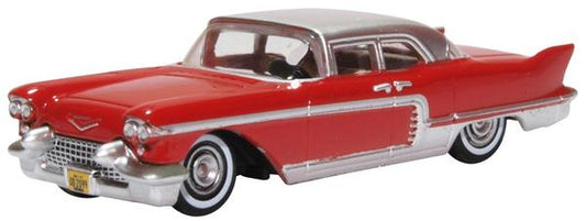 Oxford Diecast 1957 Chevrolet Cadillac Eldorado Brougham Dakota Red OD87CE57002