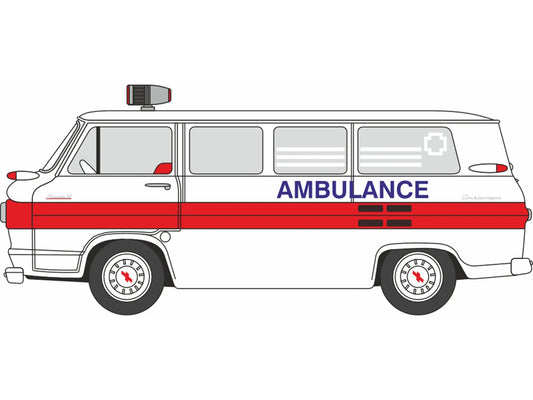 Oxford Diecast 1962 Chevrolet Corvair Greenbrier Amblewagon Ambulance