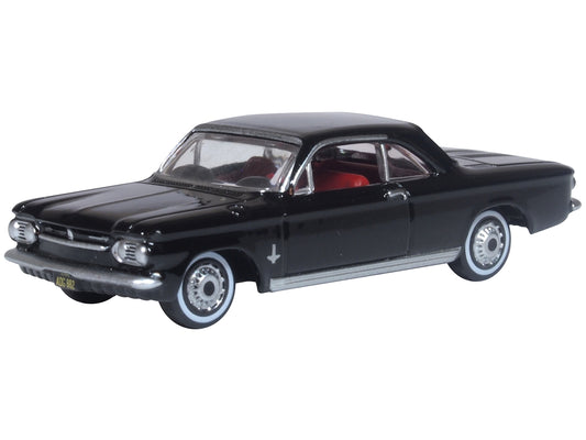 Oxford 1963 Chevrolet Corvair Coupe Tuxedo Black OD87CH63004 HO Gauge
