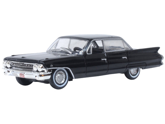 Oxford 1961 Cadillac Sedan De Ville Ebony OD87CSD61004 HO Gauge