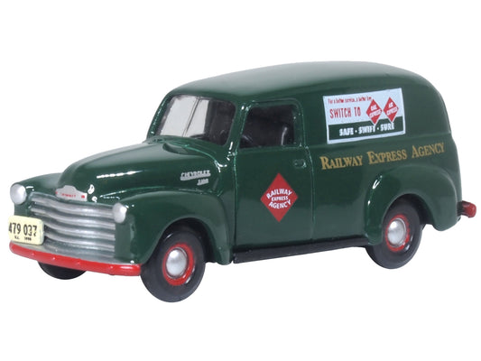 Oxford 1950 Chevrolet Panel Van REA OD87CV50005 HO Gauge