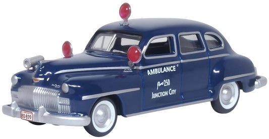 Oxford Diecast DeSoto Suburban 1946-48 Ambulance Junction City OD87DS46005 HO Gauge