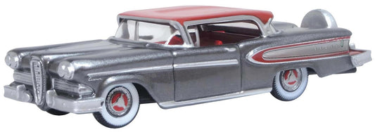 Oxford Diecast Edsel Citation 1958 Silver Grey/Ember Red OD87ED58008 HO Gauge