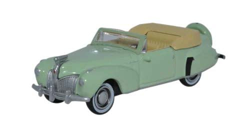 Oxford Diecast 87LC41005 Lincoln Continental 1941 Paradise Green HO