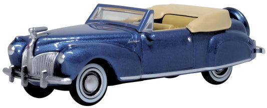Oxford Diecast Lincoln Continental 1941 Darian Blue/Tan OD87LC41007 HO Gauge