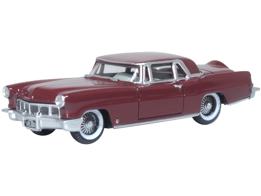 Oxford 1956 Lincoln Continental MkII Dark Red OD87LC56005 HO Gauge