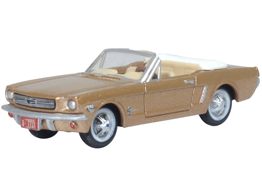 Oxford 1965 Ford Mustang Convertible Prairie Bronze OD87MU65007 HO Gauge