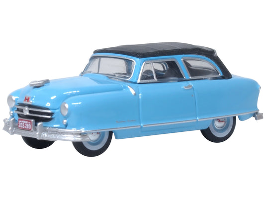 Oxford Diecast 1950 Nash Rambler Custom Landau Strato Blue HO Gauge 87NR50001