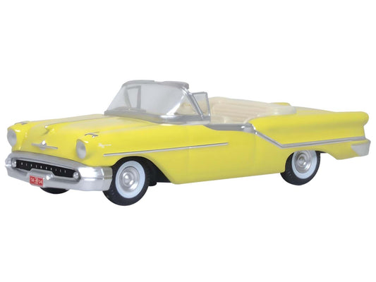 Oxford Diecast Oldsmobile 88 Convertible 1957 Coronado Yellow Roof Down OD87OC57001 HO Gauge