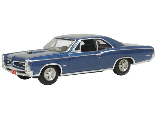 Oxford Diecast Pontiac GTO 1966 Fontaine Blue OD87PG66001 HO Gauge