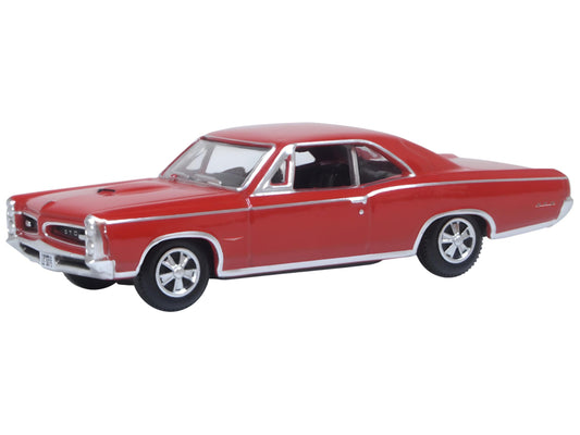Oxford Diecast 1966 Pontiac GTO Montero Red HO Gauge 87PG66002