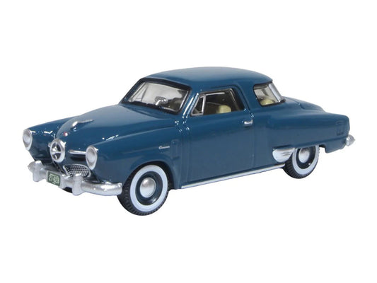 Oxford Diecast 1950 Studebaker Champion Starlight Coupe Aqua Green OD87SC50002