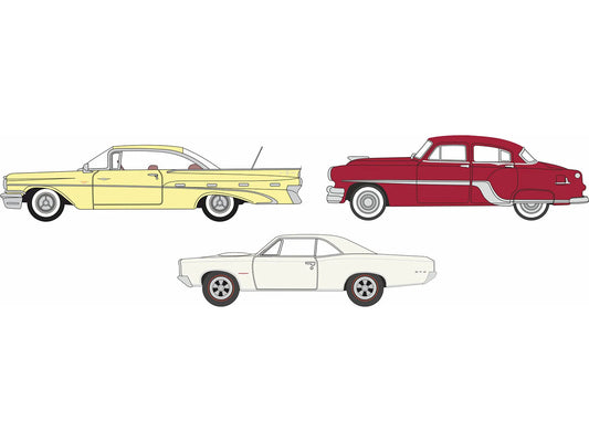Oxford Diecast Pontiac Centenary 2026 Set (3) OD87SET004 HO Gauge