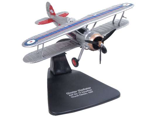 Oxford Gloster Gladiator RAF No.72 Sqn Church Fenton 1937 ODAC122 1:72