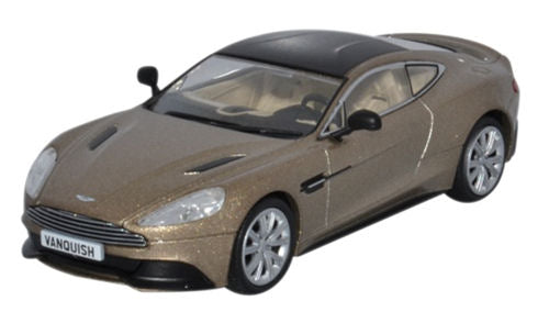 Oxford Diecast AMV002 Aston Martin Vanquish Coupe Selene Bronze 1:43