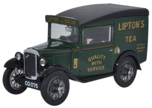 Oxford Diecast ASV003 Austin Seven RN Van Liptons Tea 1:43