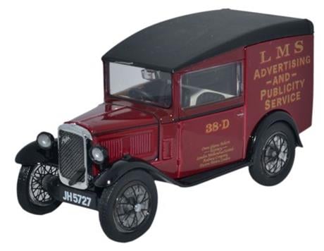Oxford Diecast ASV004 Austin Seven RN Van LMS 1:43