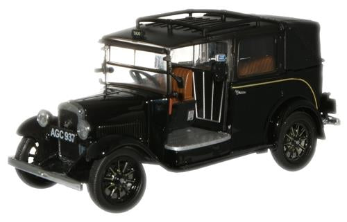 Oxford Diecast AT001 Austin Low Loader Taxi Black 1:43