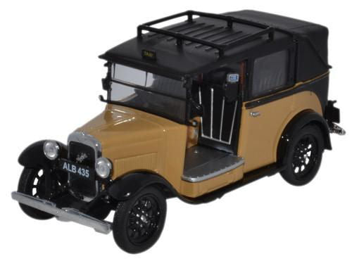 Oxford Diecast AT007 Austin Low Loader Taxi Fawn 1:43