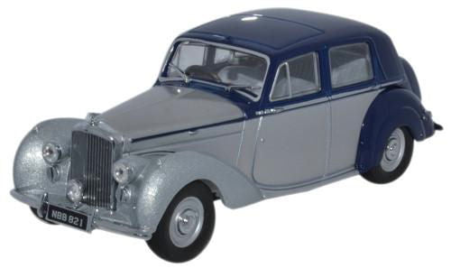 Oxford Diecast BN6004 Bentley MkVI Midnight Blue/Shell Grey 1:43