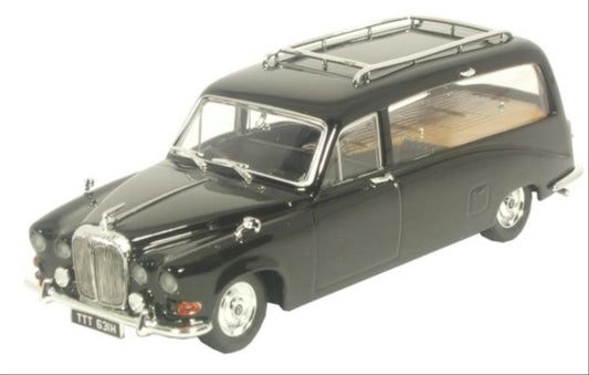Oxford Diecast DS002 Daimler DS420 Hearse Black 1:43