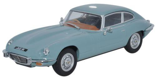 Oxford Diecast JAGV12001 Jaguar V12 E Type Light Blue 1:43