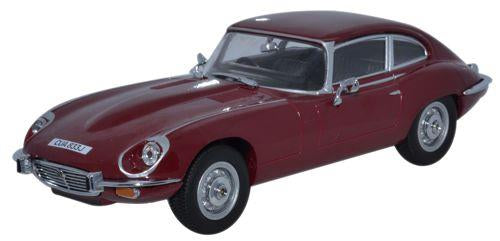 Oxford Diecast JAGV12003 Jaguar V12 E Type Coupe Regency Red 1:43