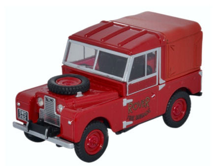 Oxford Diecast LAN188010 Land Rover Series I 88" Hard Top Fire Brigade 1:43