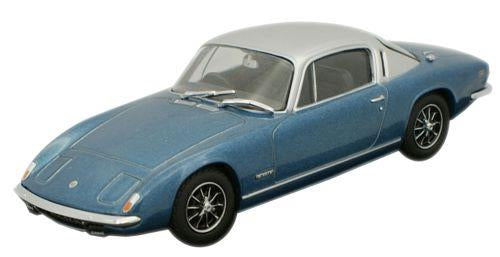 Oxford Diecast LE002 Lotus Elan Plus2 Lagoon Blue/Silver 1:43