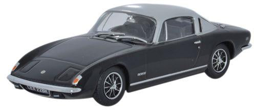 Oxford Diecast LE004 Lotus Elan Plus2 Black/Silver 1:43