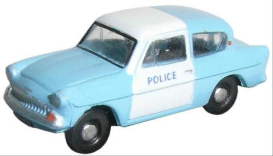 Oxford Diecast N105003 Ford Anglia Police Panda N Gauge