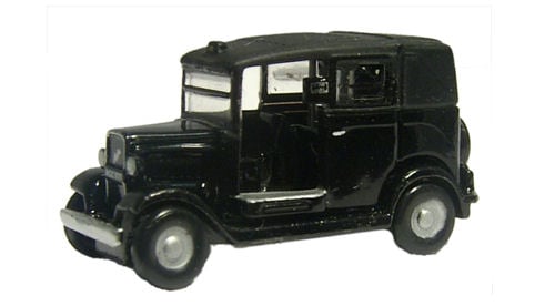Oxford Diecast NAT001 Austin Low Loader Taxi Black N Gauge