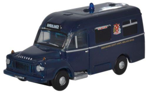 Oxford Diecast NBED001 Bedford J1 Lomas Ambulance Hereford N Gauge