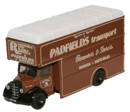 Oxford Diecast NBP003 Bedford Pantechnicon Padfields Transport N Gauge