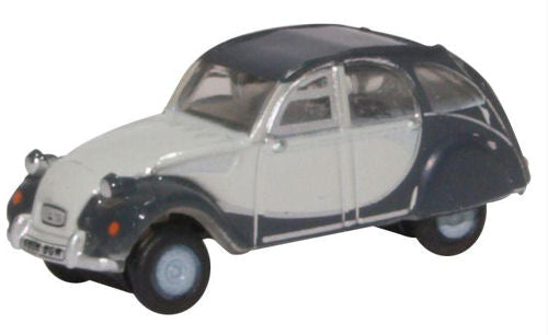 Oxford Diecast Citroen 2CV Charleston Two Tone Grey ODNCT006 N Gauge